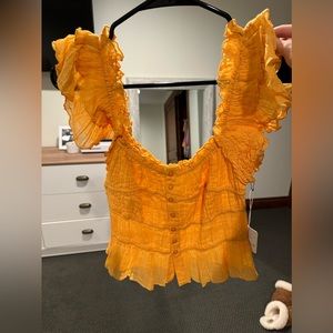 Free people tank with tags